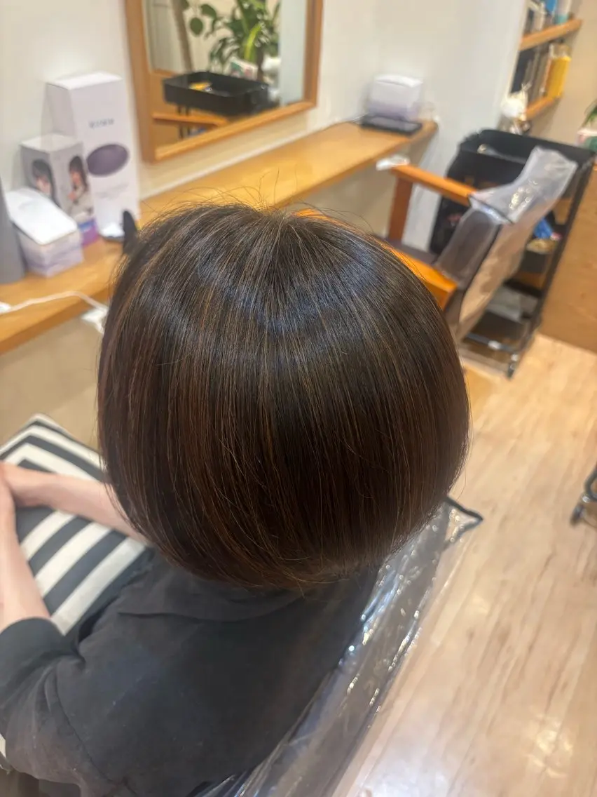 ショート カラー すなが/ハイライト モデル募集中のヘアスタイル