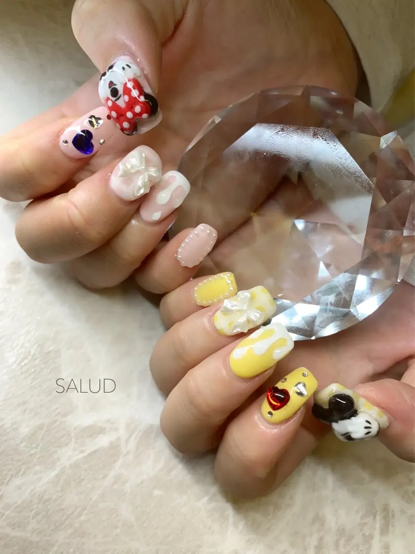 ネイル 持ち込み ハンドネイル Nail Salon SALUDのネイルデザイン
