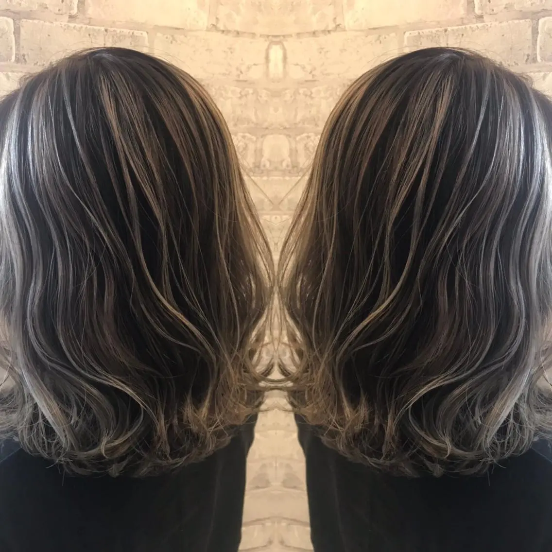 ミディアム カラー EARTH 越谷店のヘアスタイル