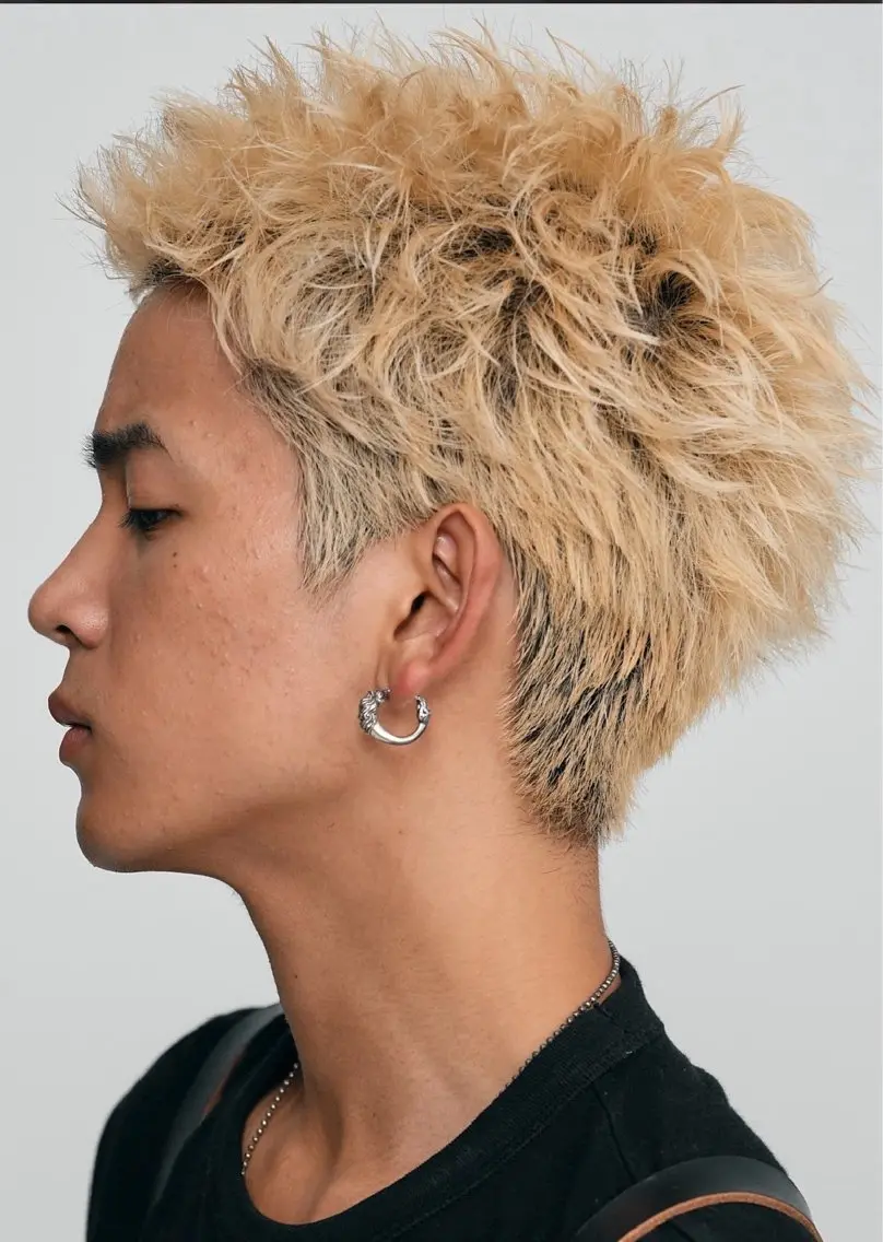 ショート パーマ メンズ カット パーマ fifth天神 パーマ特化/石橋航海のヘアスタイル