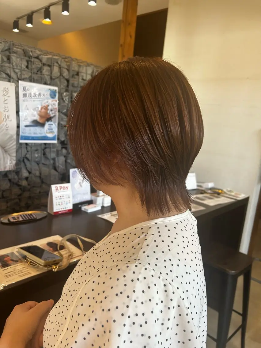 ショート ショートヘア 末廣 結音のヘアスタイル