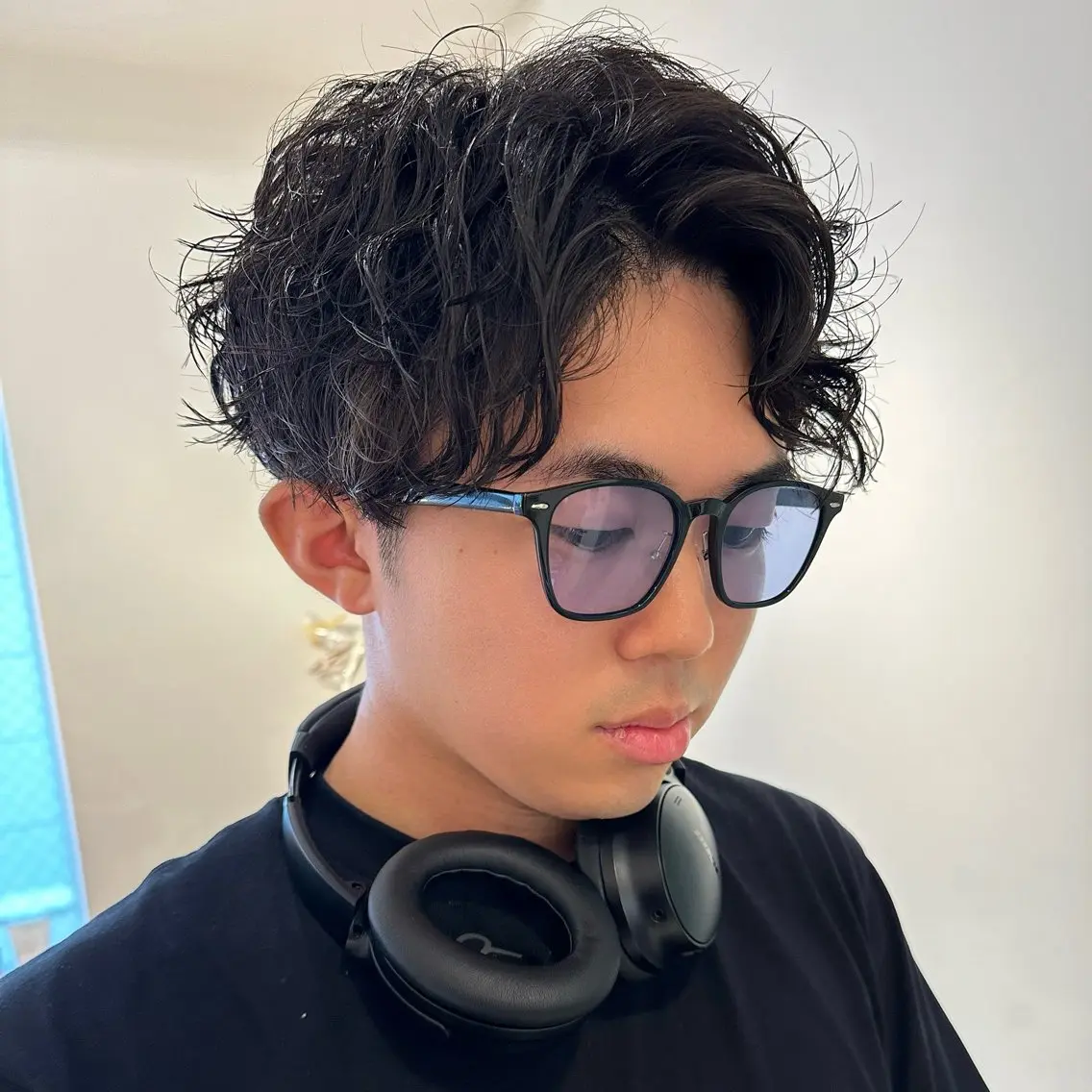 ショート パーマ メンズ メンズパーマ 堀部 光将のヘアスタイル