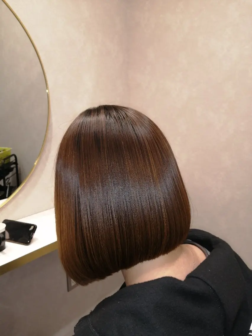カット トリートメント 透明感カラー☆　野崎 誠一郎のヘアスタイル