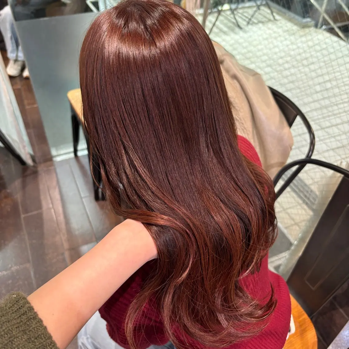 カラー ベージュカラー 黒髪 ブリーチ ブルーカラー ブルーブラック 艶カラー♡/eye / mai🪐🪄のヘアスタイル