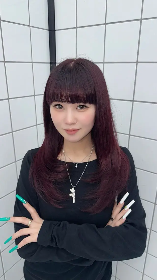 カラー ヘアアレンジ バレイヤージュ/ メッシュ小林賢太朗のヘアスタイル