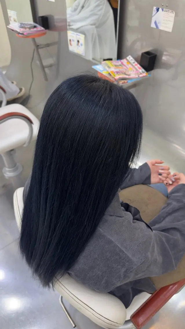ロング 落合 恭平のヘアスタイル