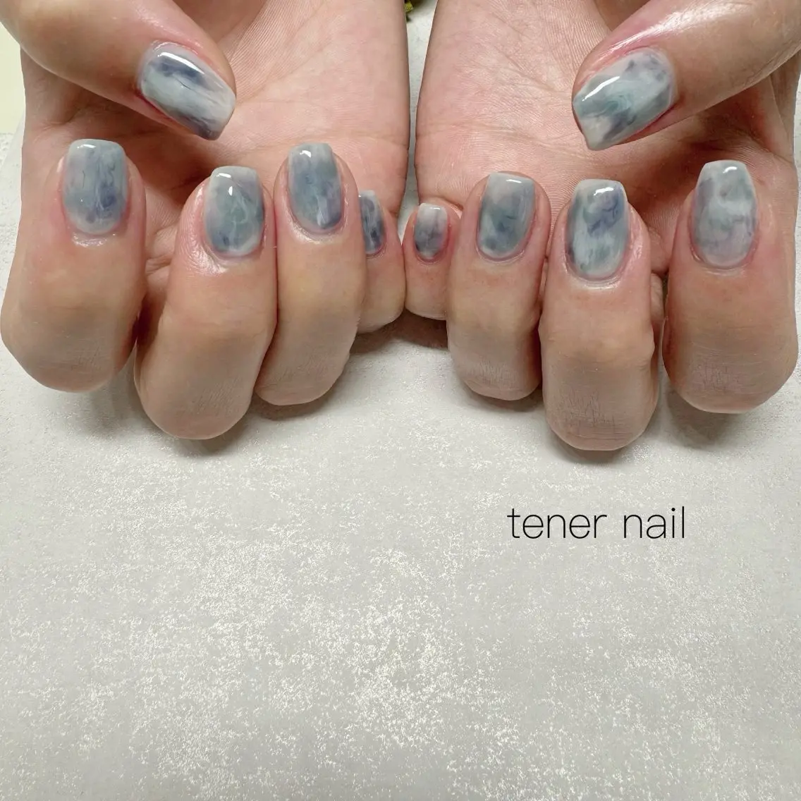 ネイル 大理石ネイル(マーブル) ニュアンスネイル ハンドネイル テネルネイル tener nailのネイルデザイン