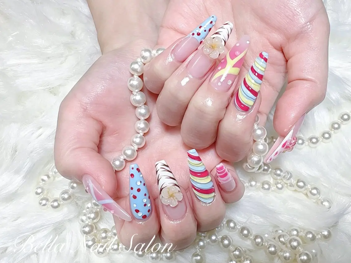 ネイル ハンドネイル Bella Nail Salonパラジェルのネイルデザイン
