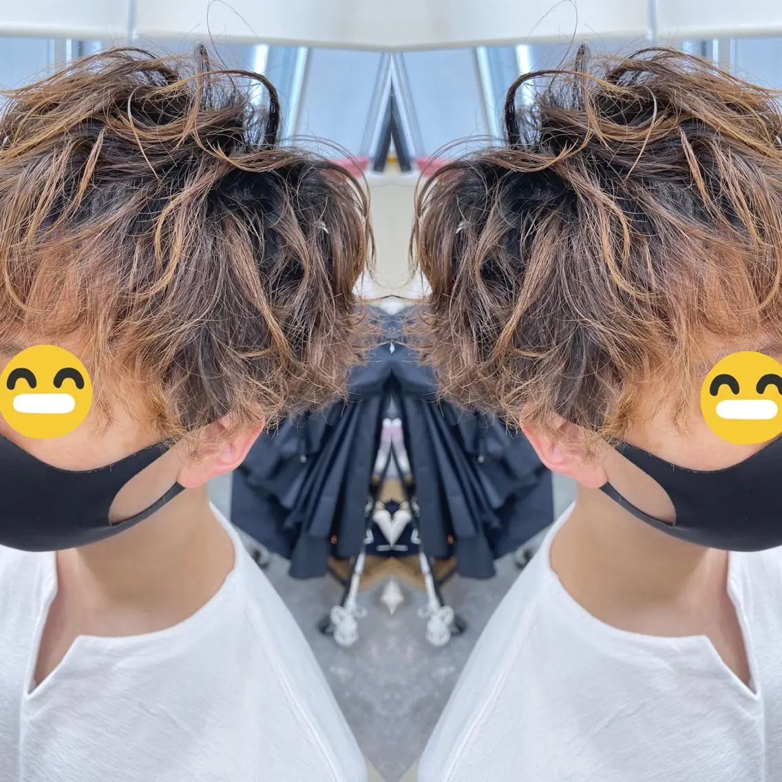 メンズ メンズパーマ メンズスパイラルパーマ カット パーマ H (エイチ) 烏丸御池店のヘアスタイル
