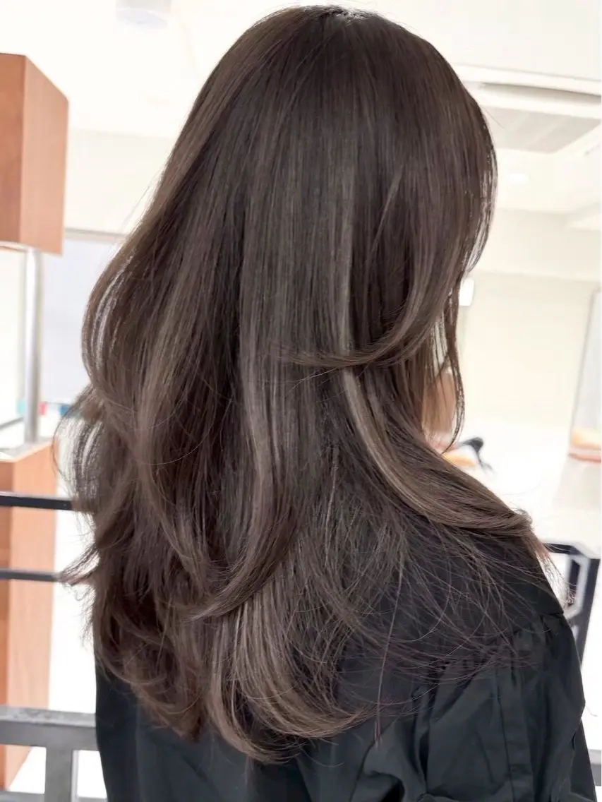 ロング カラー ヘアカラー 透明感カラー/似合わ せカラーMIKAのヘアスタイル