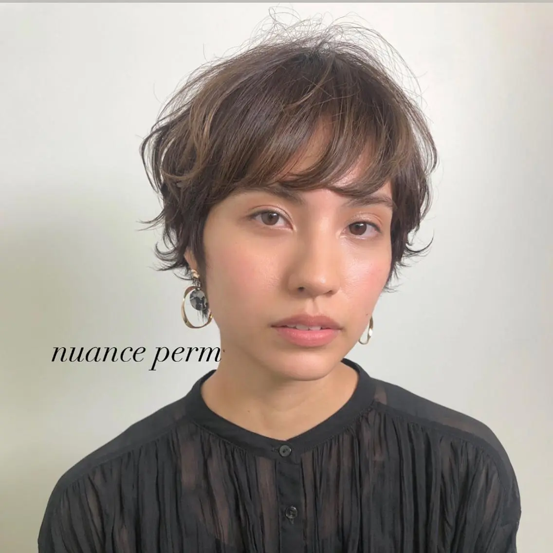 ショート パーマ カット 🦭era shiori🦭のヘアスタイル