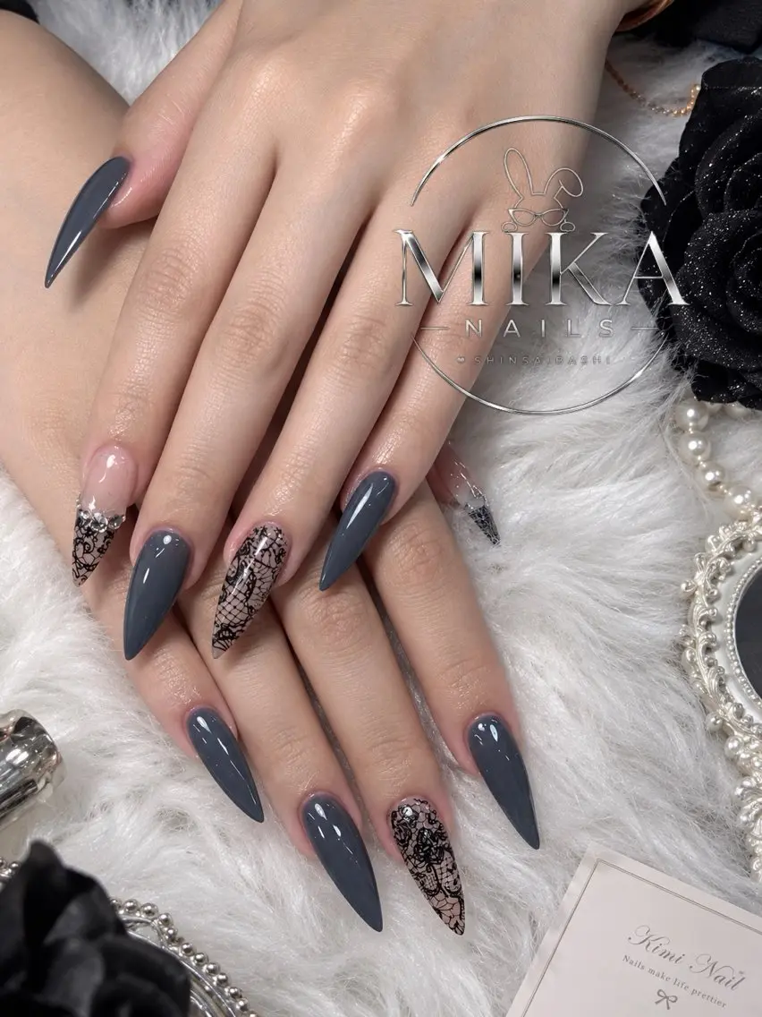 ネイル アートネイル チークネイル ドット フットネイル フレンチネイル ハンドネイル KIMU MIKA.NAILのネイルデザイン