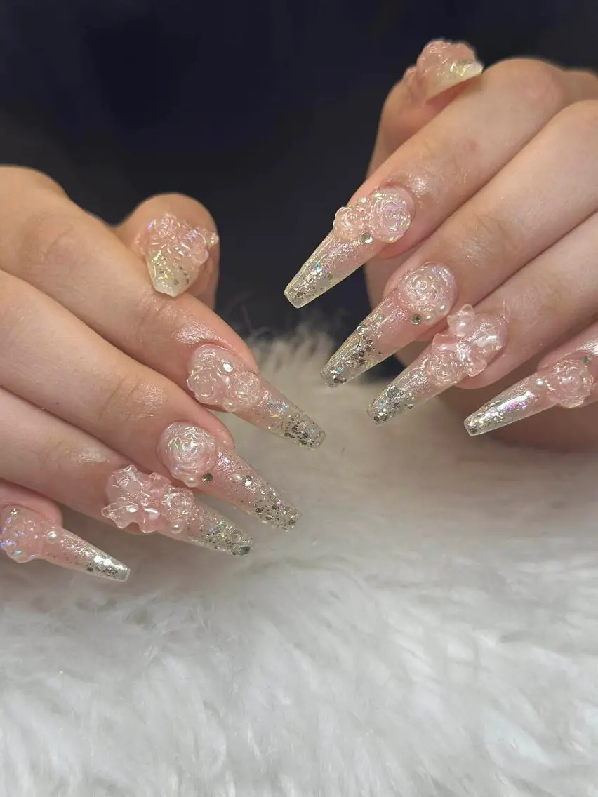 ネイル アートネイル 成人式 ジェルネイル ニュアンスネイル 夏ネイル ハンドネイル Jenn Nail Salonのネイルデザイン