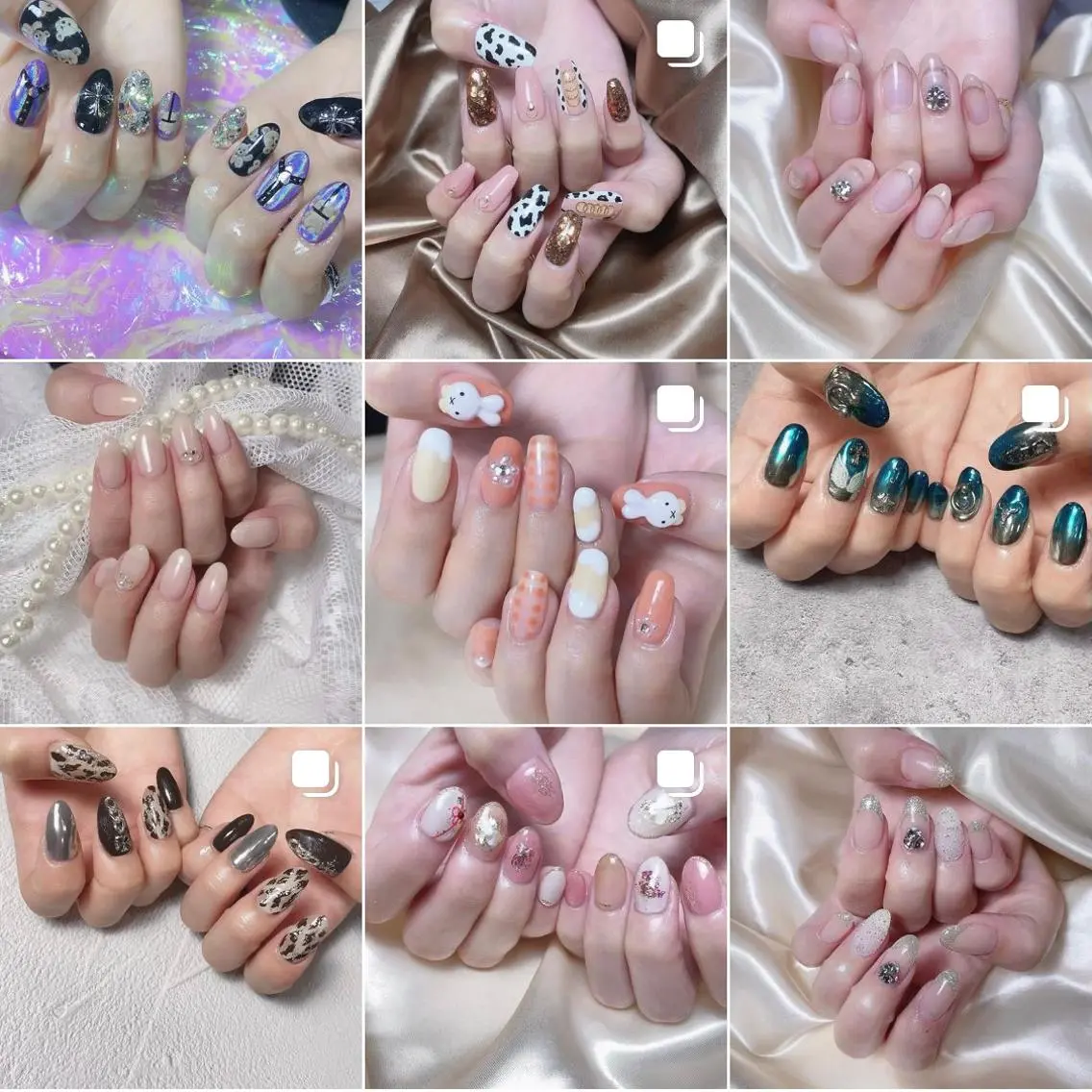 ネイル 渋谷／チップ長さ出し 👑アプレgel-xのネイルデザイン