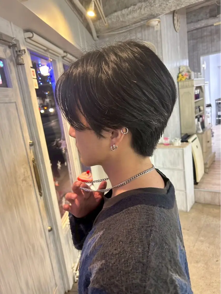 🌼エヌドットカラー+オージュアケア 🌼白髪染め可◎ブリーチ不可🙅💙メンズ💙の写真