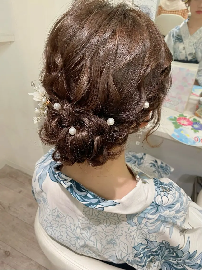 ロング ヘアアレンジ 大阪/ヘアアレンジ /似合わせset💐のヘアスタイル