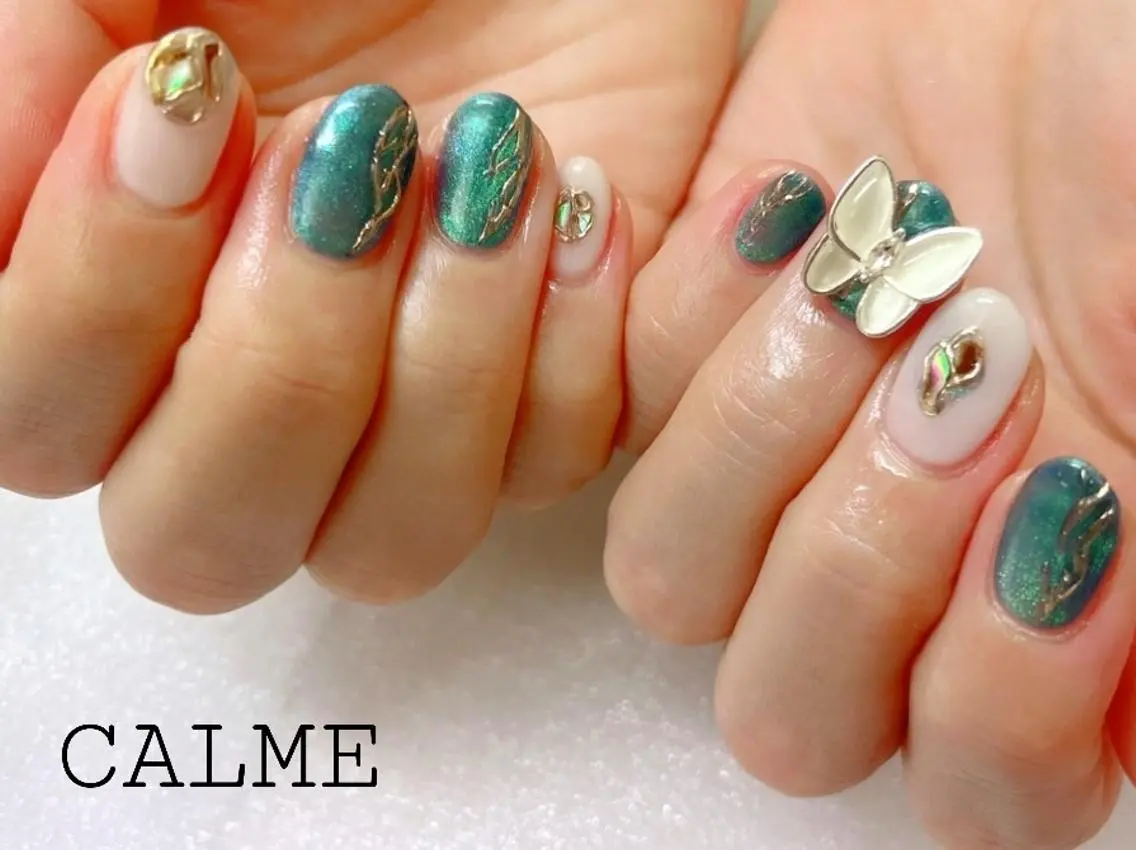 ネイル 持ち込み CALME ♡のネイルデザイン