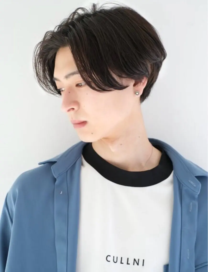 セミロング カラー メンズ カット ヘアカラー ヘアセット ブリ—チ🎨パ—マ 🌿表参道ちえ🌿のヘアスタイル