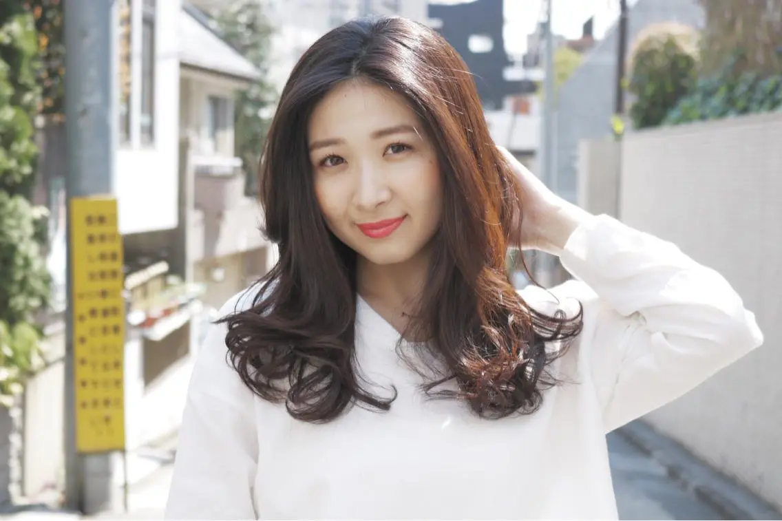 ミディアム パーマ 柳澤 興輝のヘアスタイル