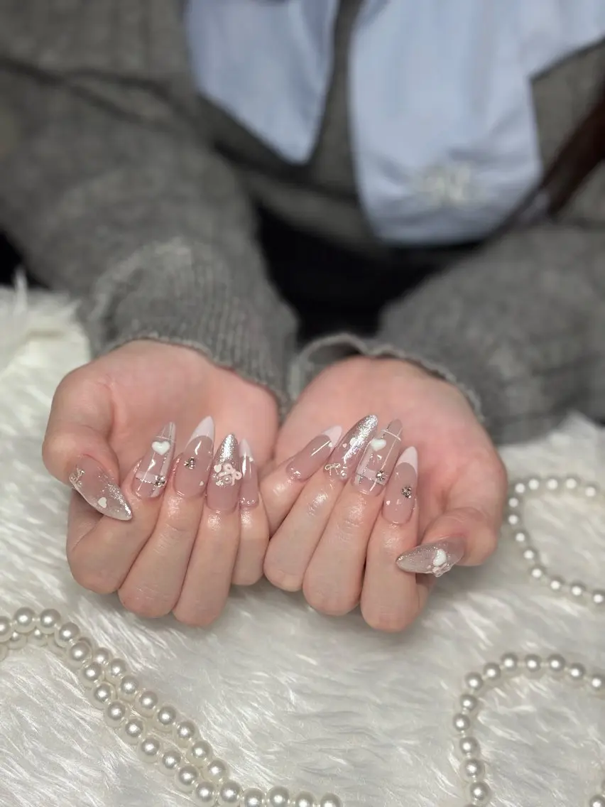 ネイル ハンドネイル RiLion💗 Risa🦋💜のネイルデザイン