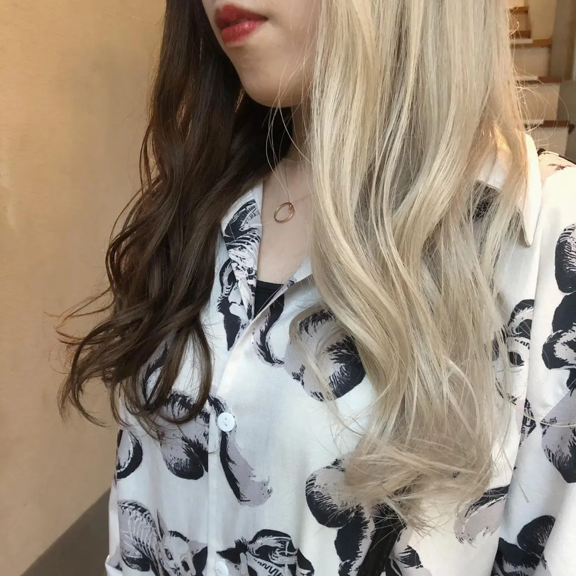 ロング シールエクステ エクステ ロング 國生 香織のヘアスタイル