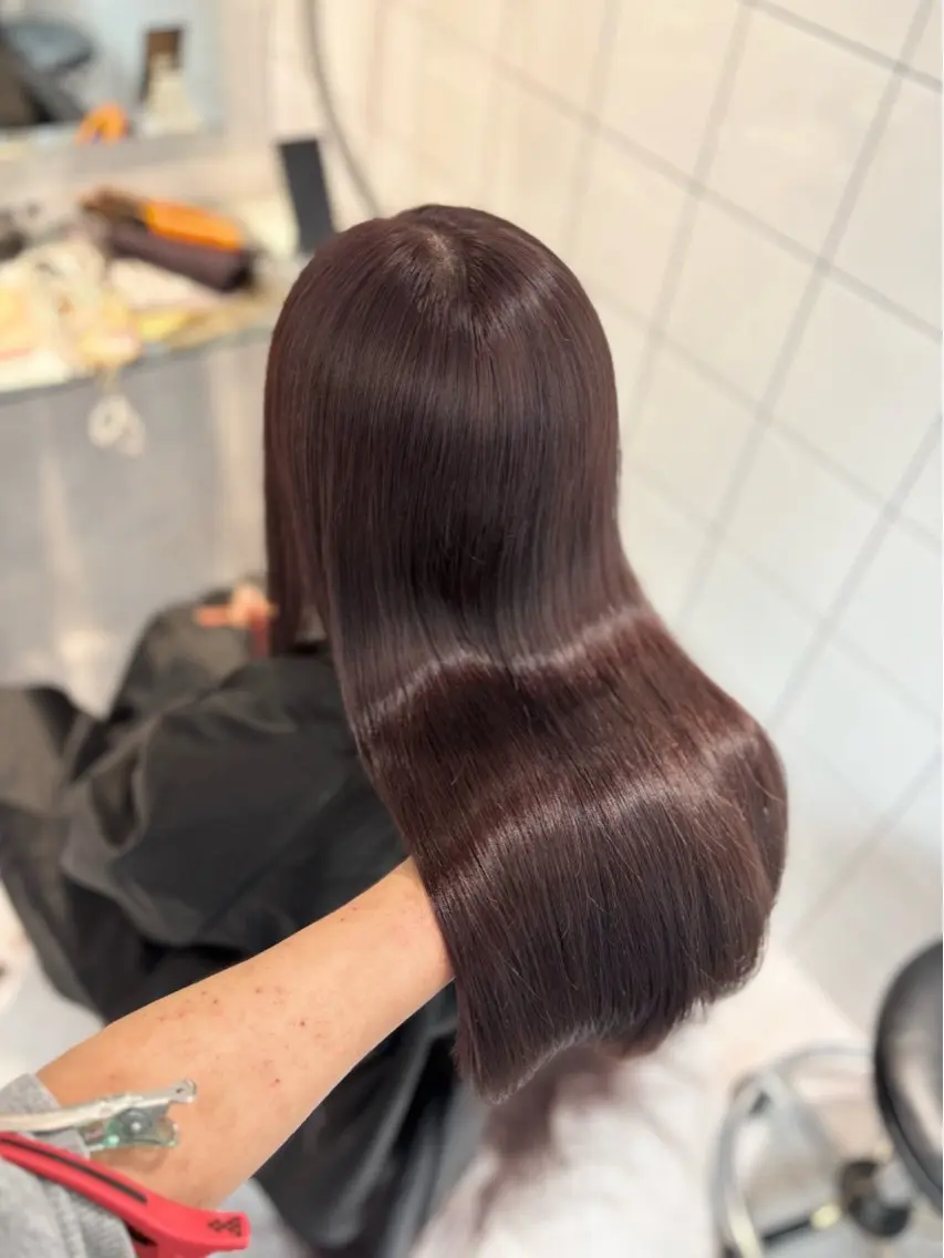 ロング カラー ブリーチ ダブルカラー ブリーチなしカラー トリートメント 淡めベージュ🤎ショ ート🤎Kiyokaのヘアスタイル