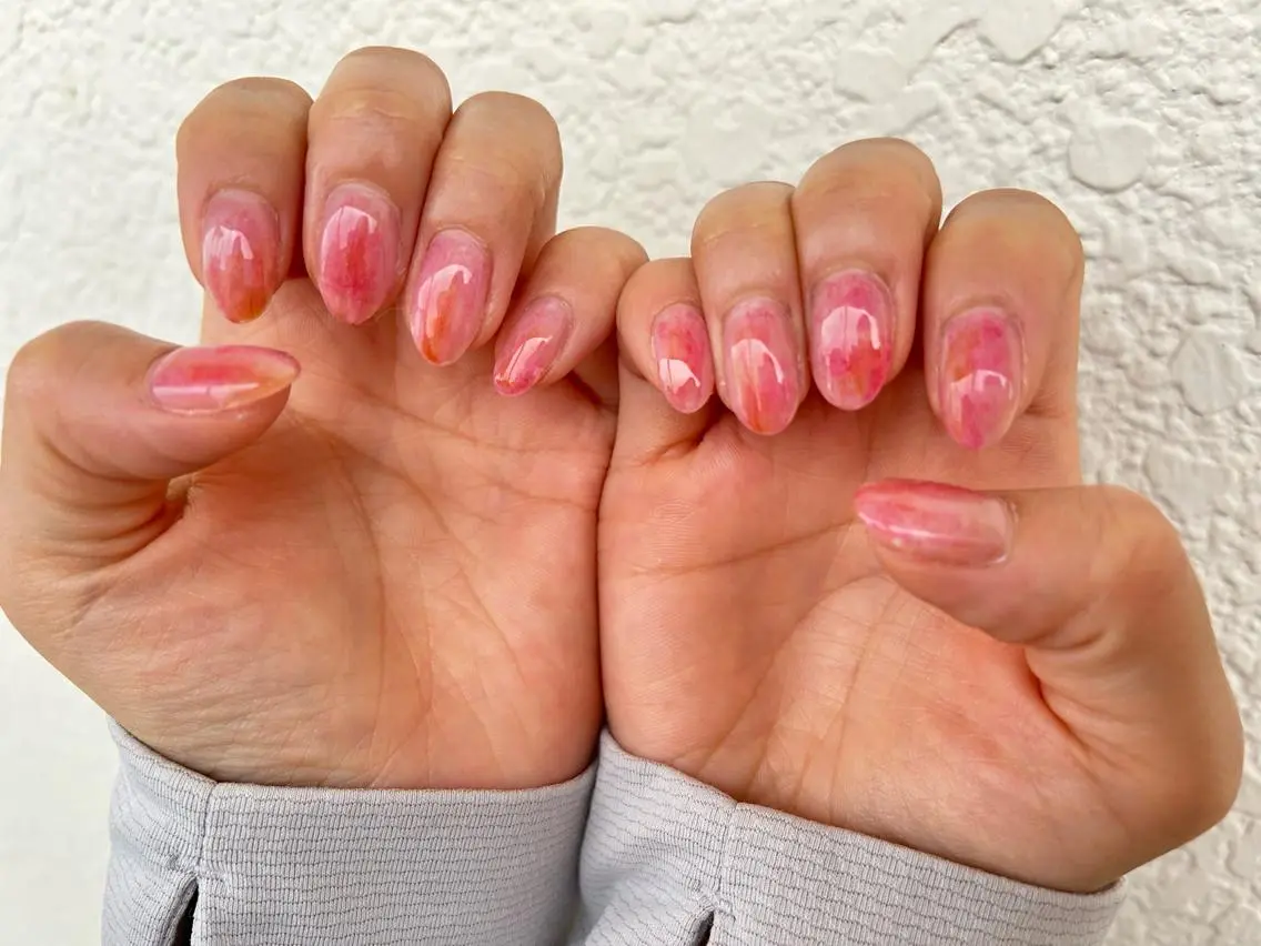 ショート ネイル ハンドネイル フットネイル ✴︎ Delightのネイルデザイン