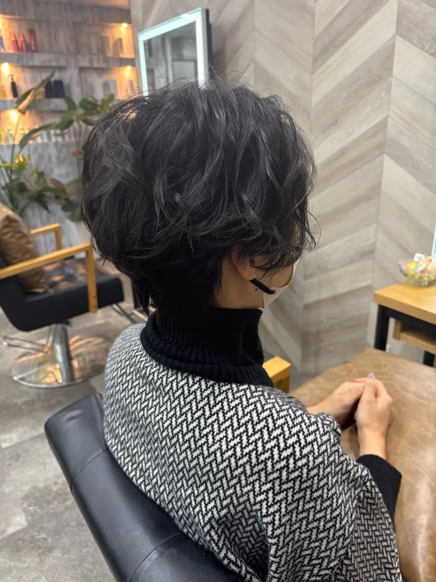 ショート ヘアアレンジ ハンサムショート ショートヘア ヘアセット SHANTi 飯塚 ヘアセット/髪質改善のヘアスタイル