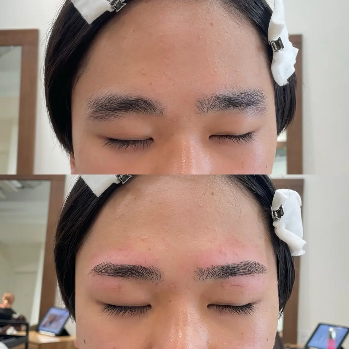 アイブロウ 眉毛ワックス脱毛 ワックス脱毛 眉カット ボブ/インナーカラー /眉毛/Miyuのヘアスタイル