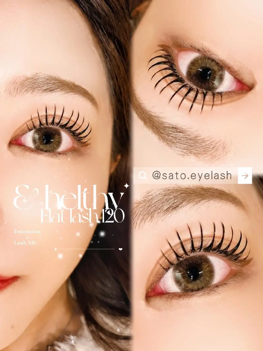 【&helthy / アンドヘルシー】マツエク80本~100本+まつ毛パーマ💟同日施術が可能に .ᐟ🙆🏼♀️⭐️の写真