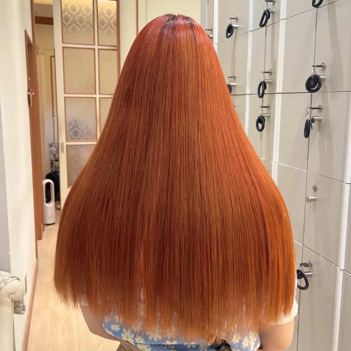 ロング カラー ハイトーンカラー オレンジ 🍎ハイトーンカラー /MANA🍎のヘアスタイル