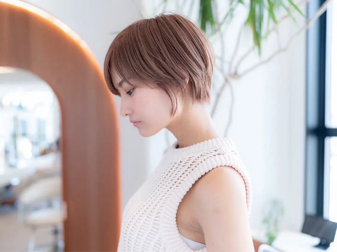 ショート ショートボブ 丸みショート ボブ 髪質改善 ショートヘア 渋谷ボブ特化 /田中航平のヘアスタイル