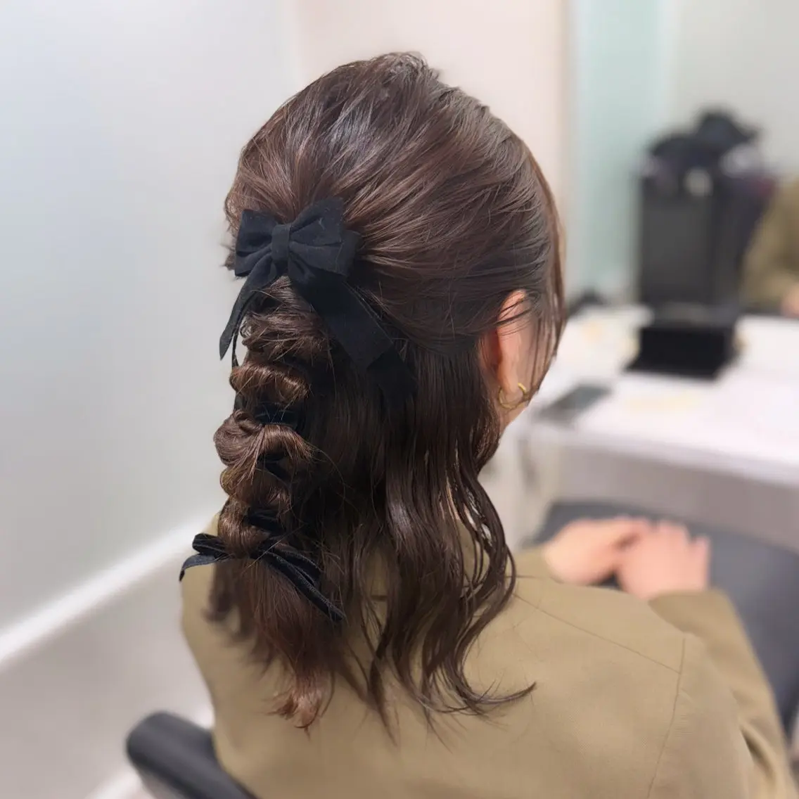 ーヘアアレンジーお呼ばれヘアやお出かけに🪞🪄(10時より前のご予約はご相談ください)の写真