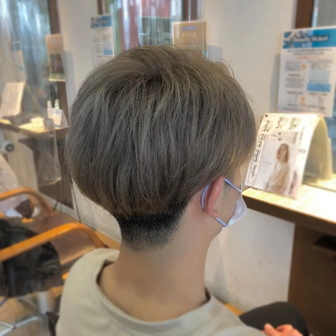 ショート カラー メンズ うねり・パサつき改善 山本翔大✨️のヘアスタイル