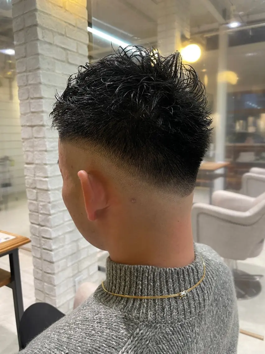 メンズ フェードカット カット Tanaka Aoiのヘアスタイル
