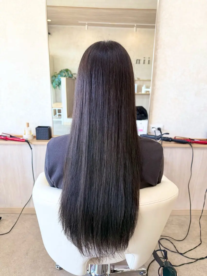 ロング カラー Nanami． 七海のヘアスタイル