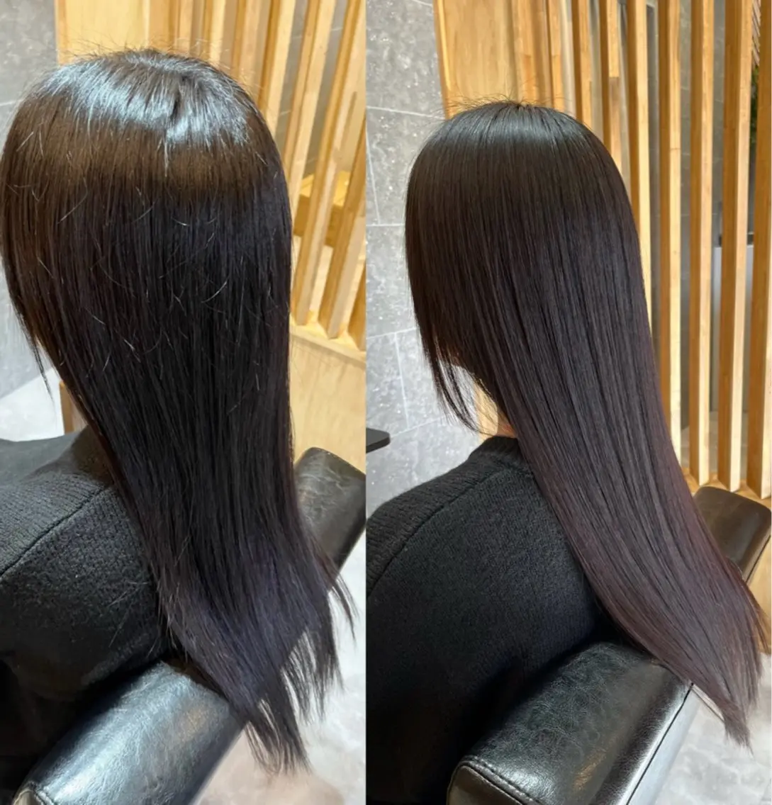 髪質改善縮毛矯正＋メンテナンスカット【平日限定】の写真
