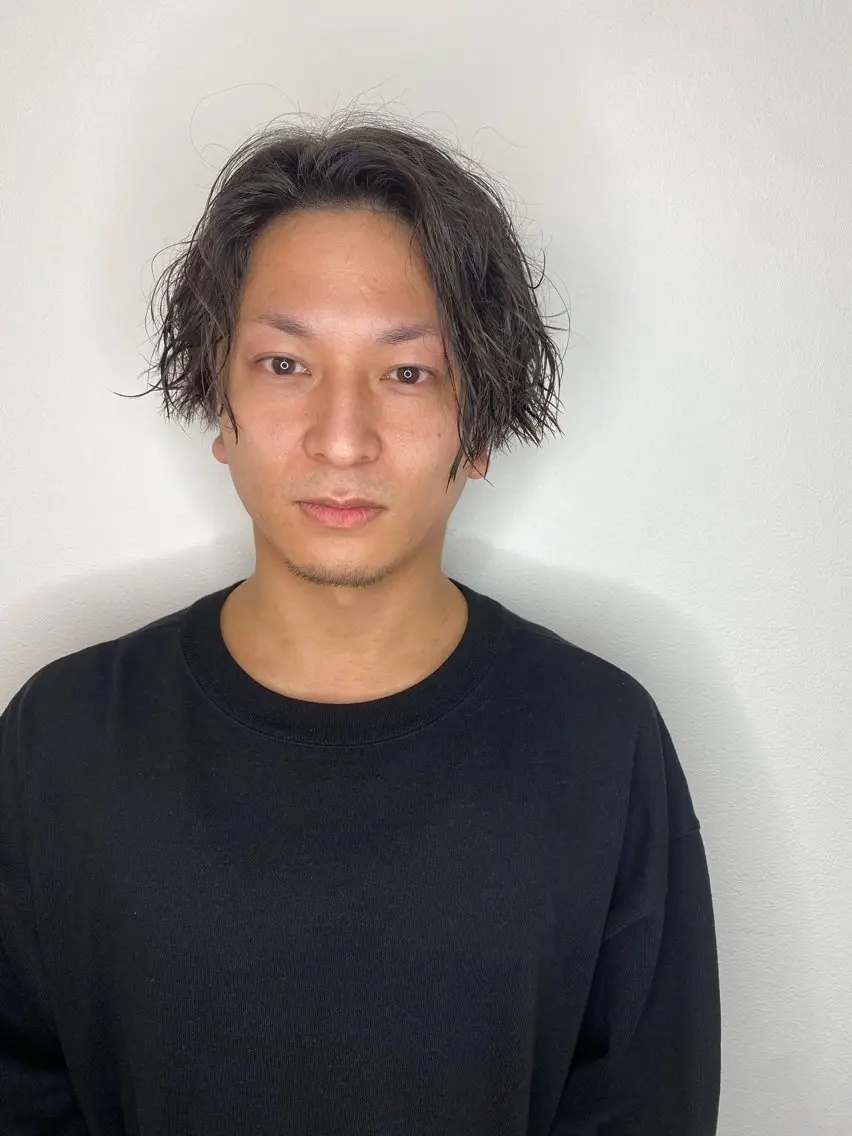ショート パーマ カット パーマ トリートメント ヘアセット Hiroshi ヒロシのヘアスタイル