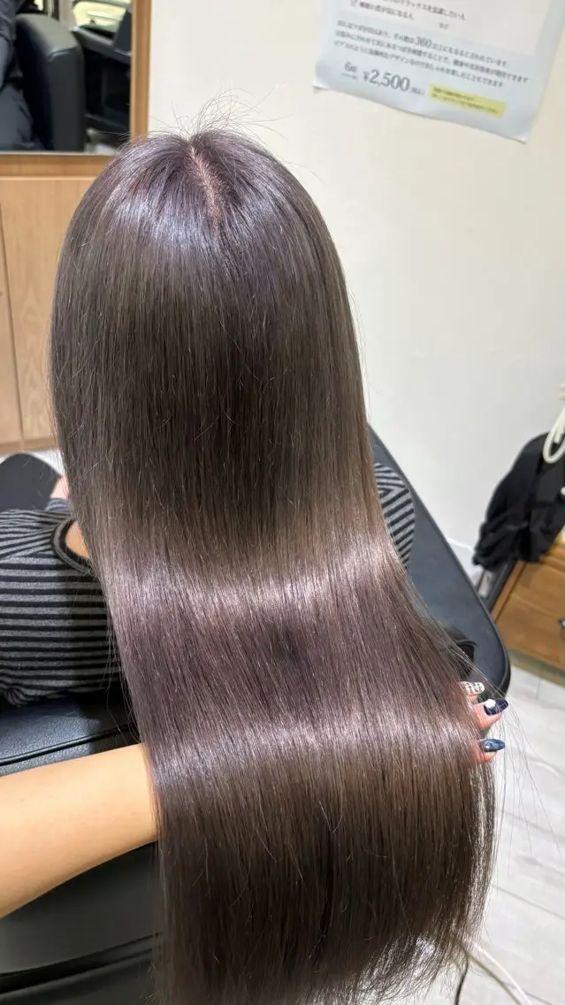 ブリーチありダブルカラー💐+髪質改善トリートメント✨の写真
