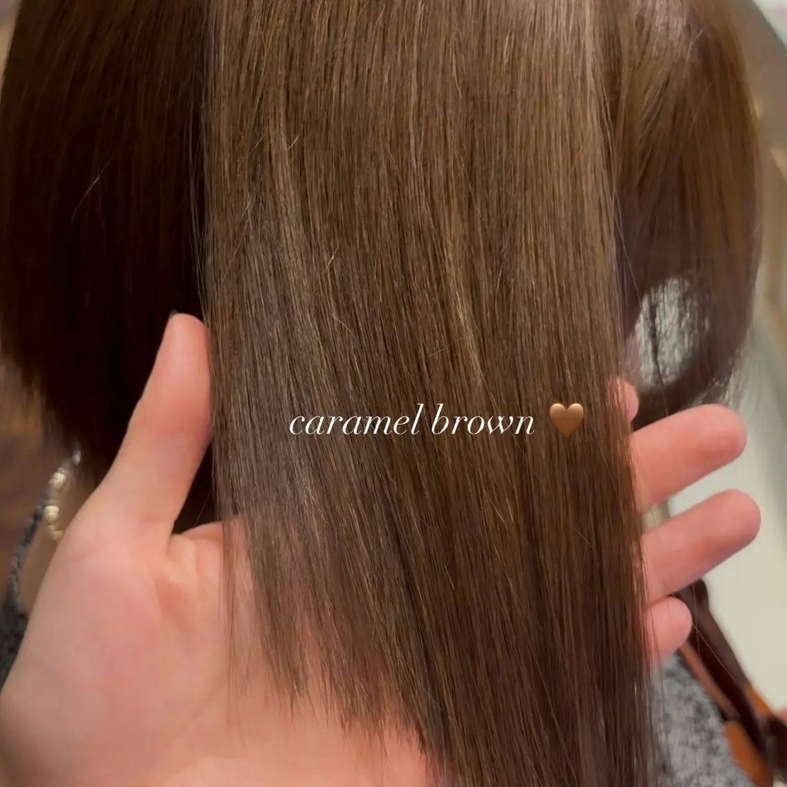 ミディアム カット ヘアカラー 透けカラー.艶髪. 梅田♡midoのヘアスタイル