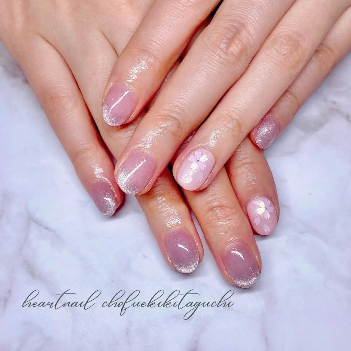 ネイル ハンドネイル 💎Heart Nail💎のネイルデザイン