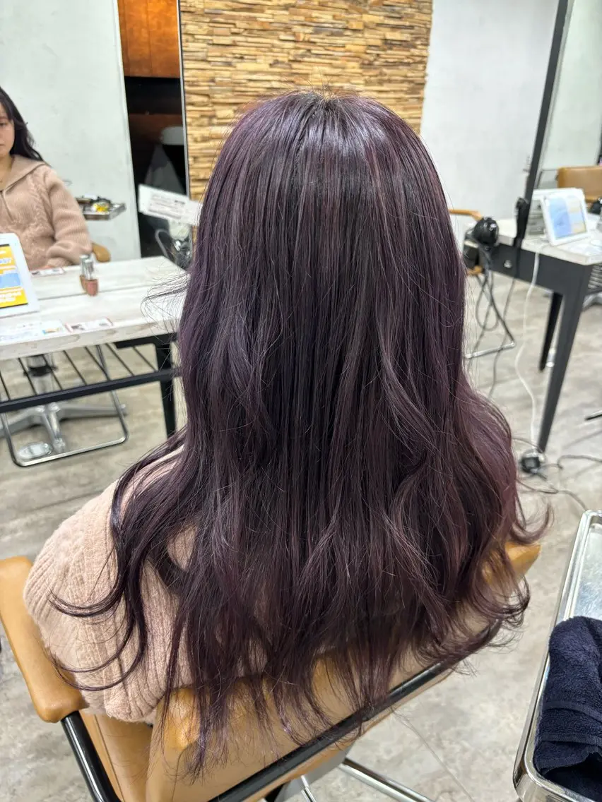 ロング カラー ️韓国ヘア/レイヤー カット❤️Yūkaのヘアスタイル