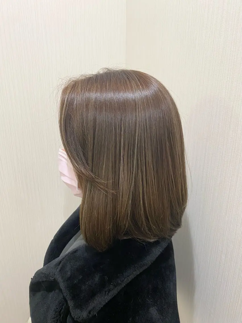 セミロング カラー naitre 🌼SHIORI🌼のヘアスタイル