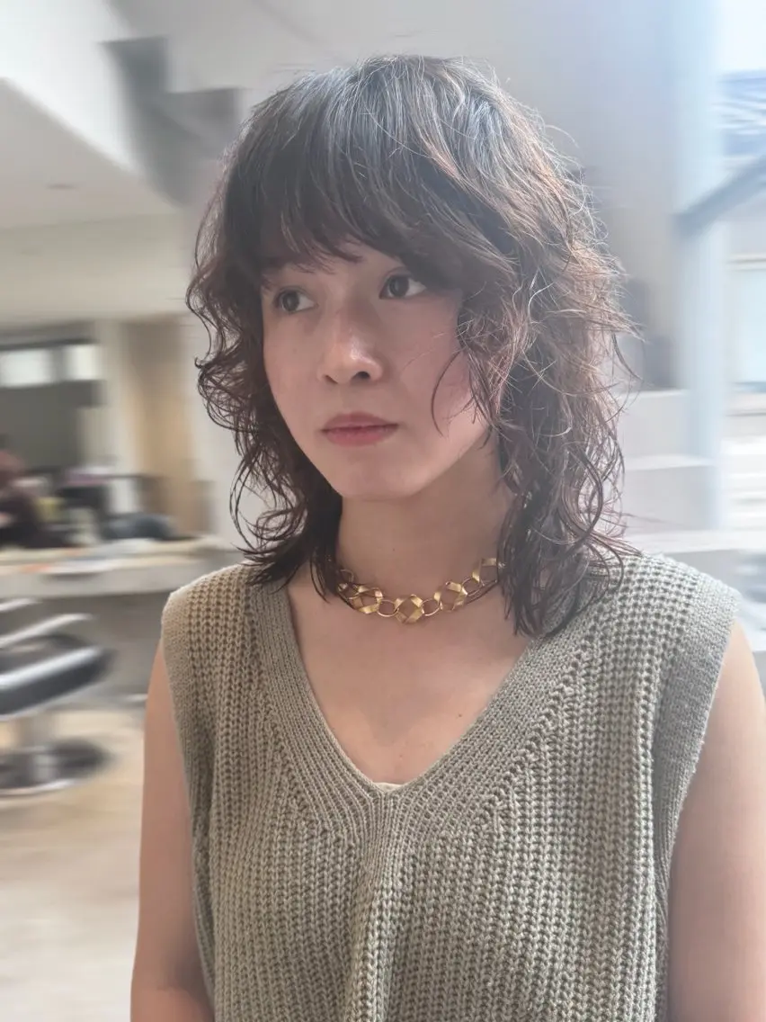 ミディアム kilto モデル募集のヘアスタイル