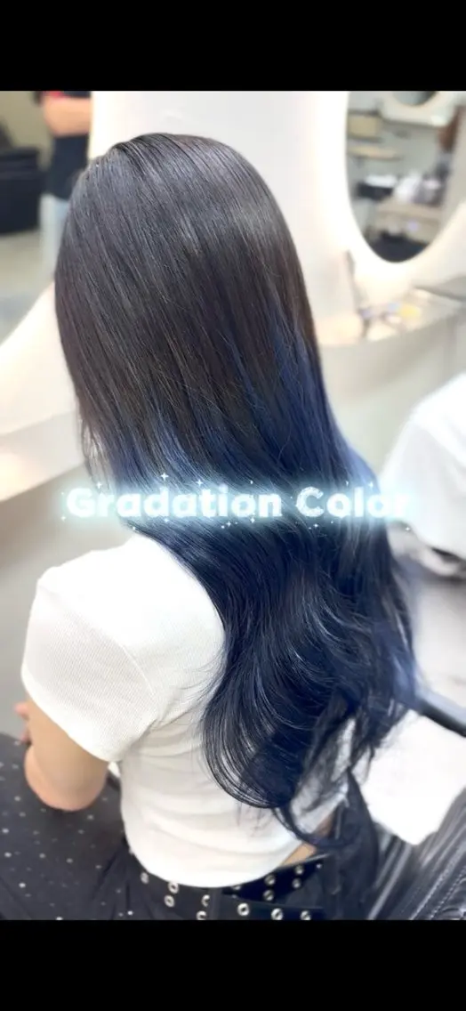 カラー グラデーションカラー Hz/ヘルツ SHIHOのヘアスタイル