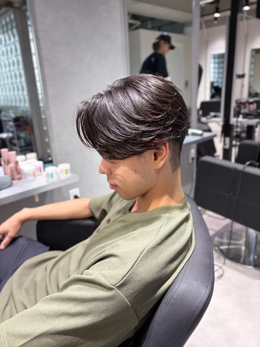 メンズ カット 縮毛矯正 曲がる縮毛矯正専門 /森隆之介のヘアスタイル
