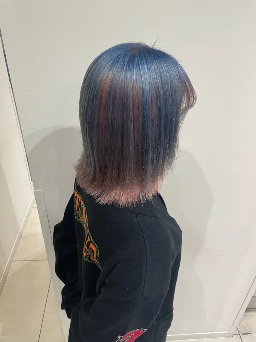 ミディアム カラー デザインカラー ピンクカラー izumi /渋谷のヘアスタイル