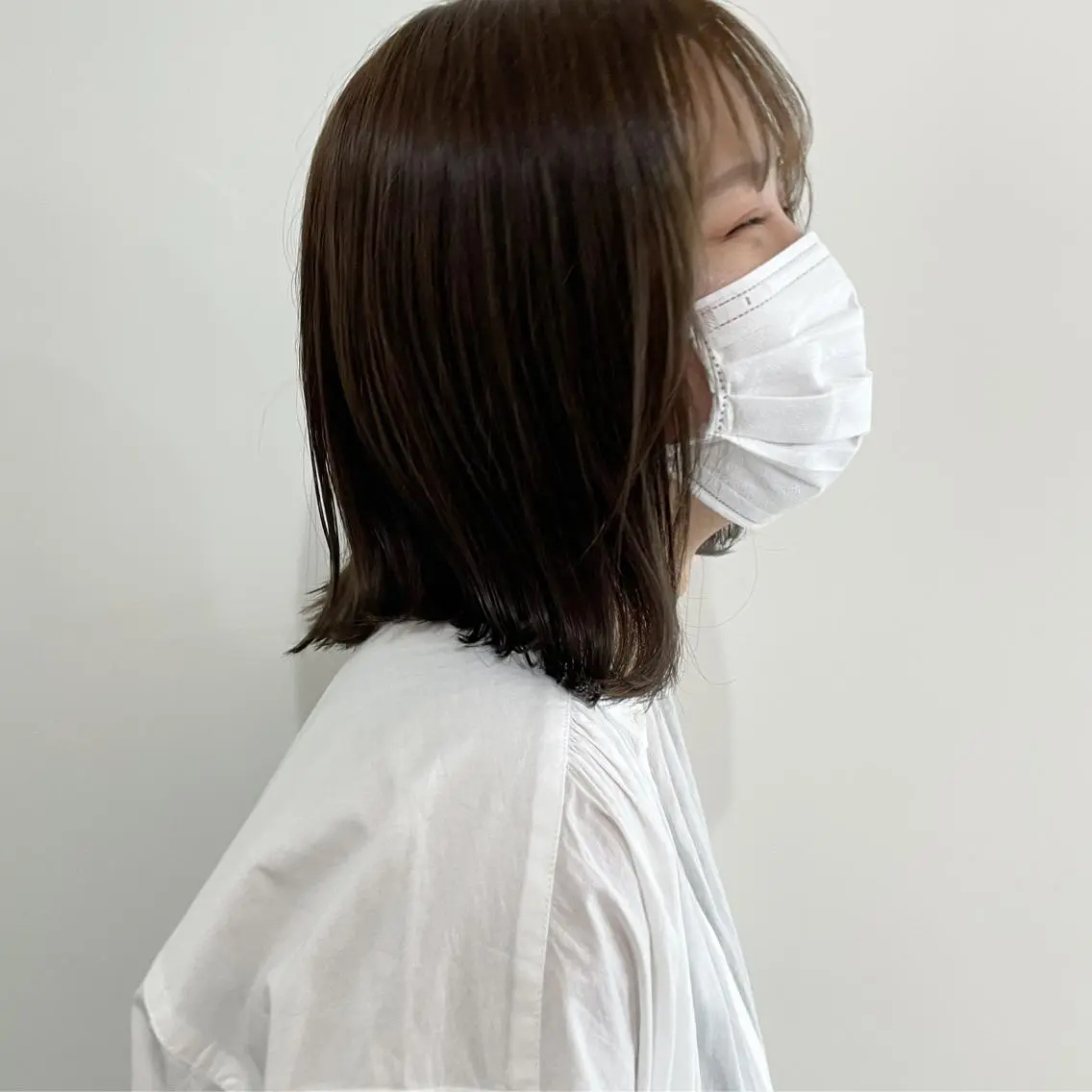 ミディアム 🤍似合わせパーマ 奥田沙耶🫧のヘアスタイル