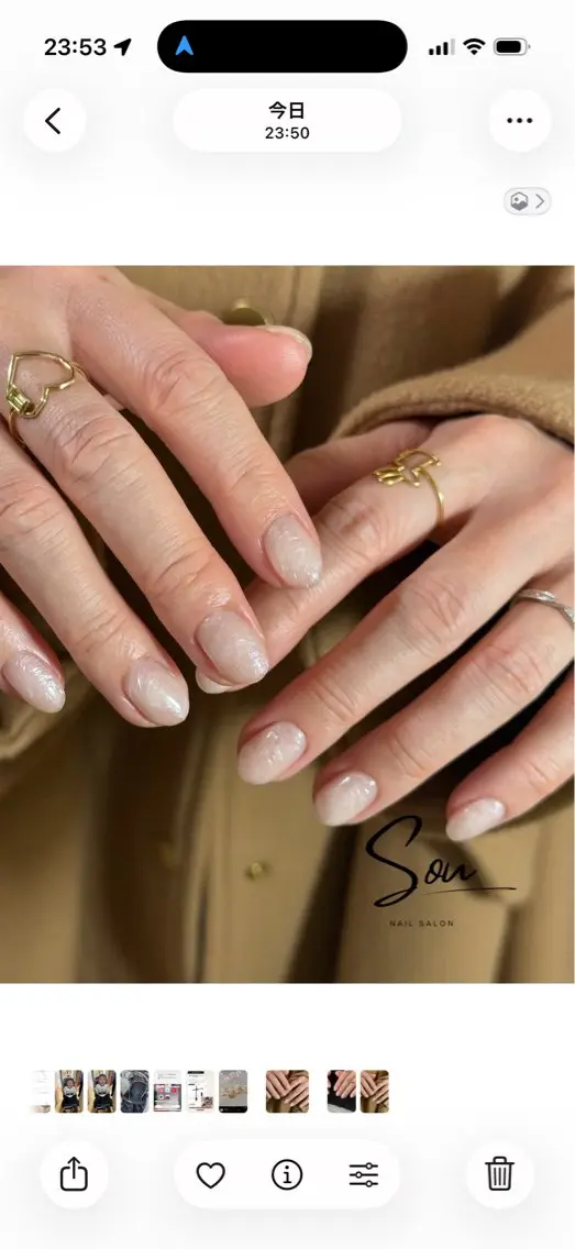 ネイル ハンドネイル S o u_ nail salonのネイルデザイン