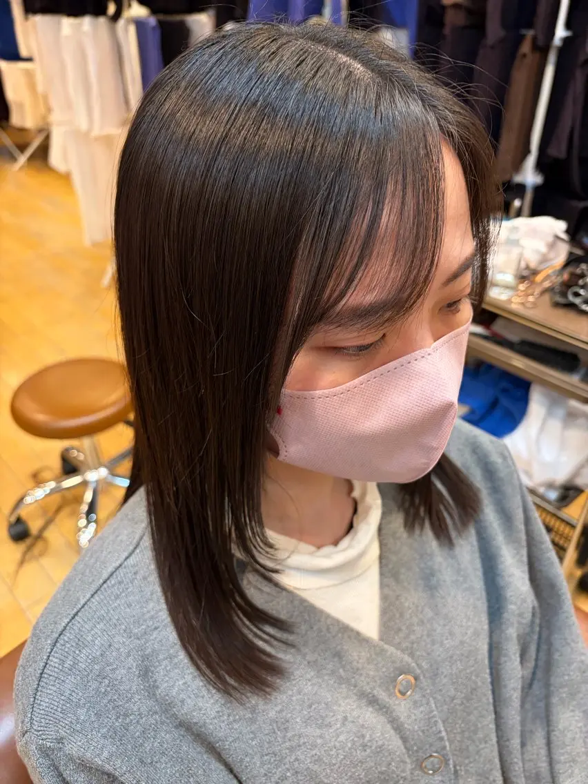 ロング レイヤーカット igrek田口 響希のヘアスタイル